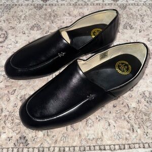 L.B. Evans Duke Opera Slip On  Mens Black Casual Slippers 2751LB Size 10 NWOB
